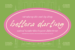 Bellora Darling Natural Handwritten