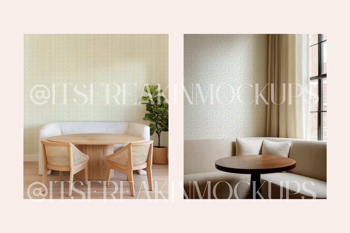 25 Wallpaper Mockup Bundle, a Household Mockup by ItsFreakinMockups (Photo 10 of 10)
