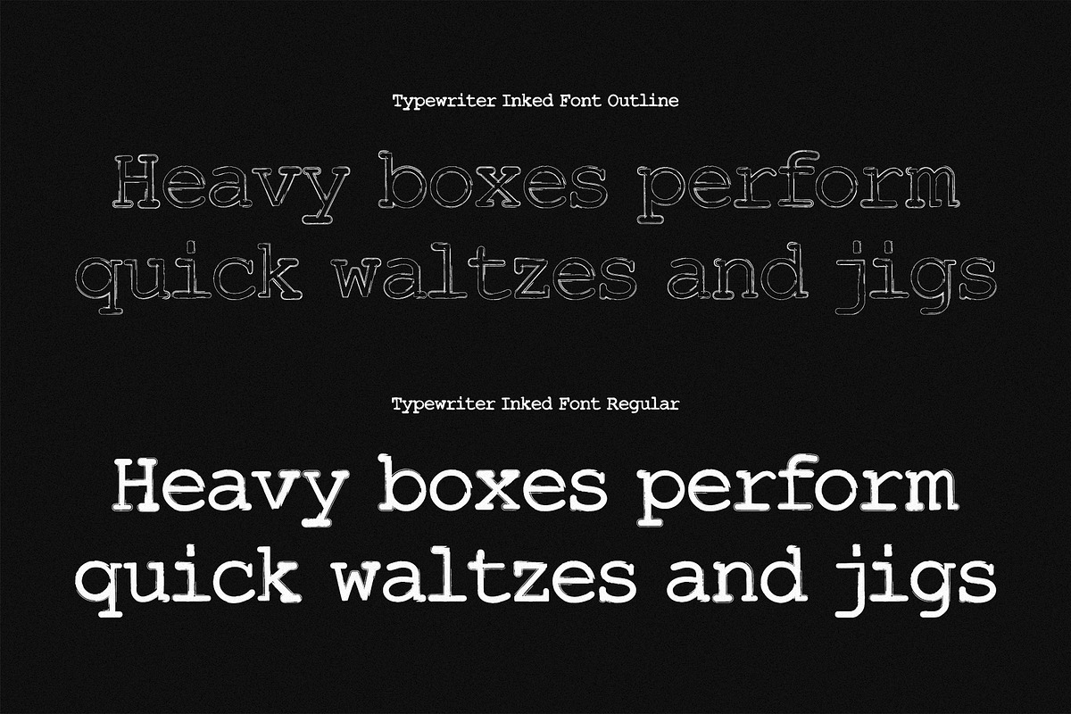Typewriter Inked Handwritten Font, a Sans Serif Font by Creativetacos (Photo 4 of 8)