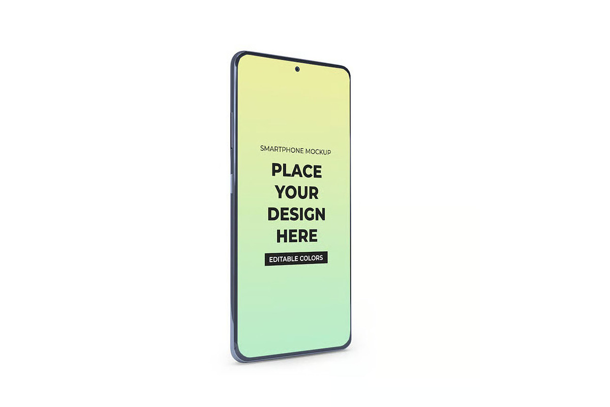 Smartphone Mockup Template Set, an Android Mockup by DesignRushMarket (Photo 6 of 10)