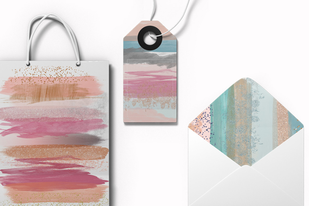 Watercolor Brush Stroke Layering Set, a Texture Graphic by ClipartBrat Graphics (Photo 5 of 6)