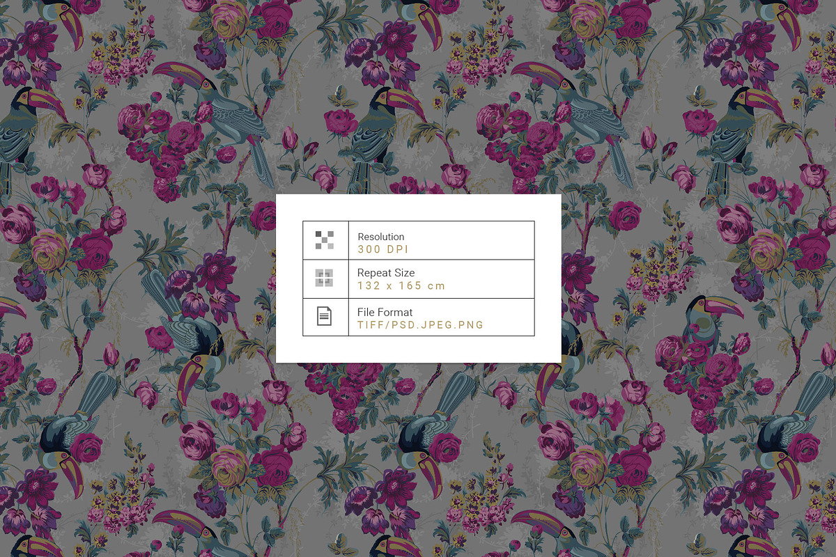Rosa Selvaggia, Floral prints & more, a Pattern Graphic by TSTUDIO (Photo 3 of 21)