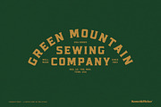 Lookout Point - A Rustic Font, a Serif Font by Komet & Flicker (Thumbnail 9 of 15)