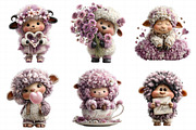 Cute Sheep Clipart Quirky Valentines, an Illustration by Daily.Designs (Thumbnail 4 of 5)