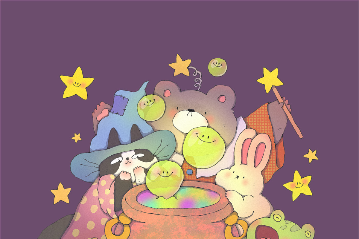 Good Mood Potion, an Animal Illustration by Anastasiya Klempach (Photo 3 of 9)