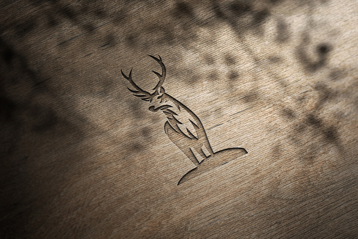 Woodcut Logo Mockup, a Product Mockup by Design Squad (Photo 2 of 5)
