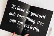 Wilfred Knights Modern Blackletter, a Blackletter Font by timelesstype.co (Thumbnail 5 of 20)