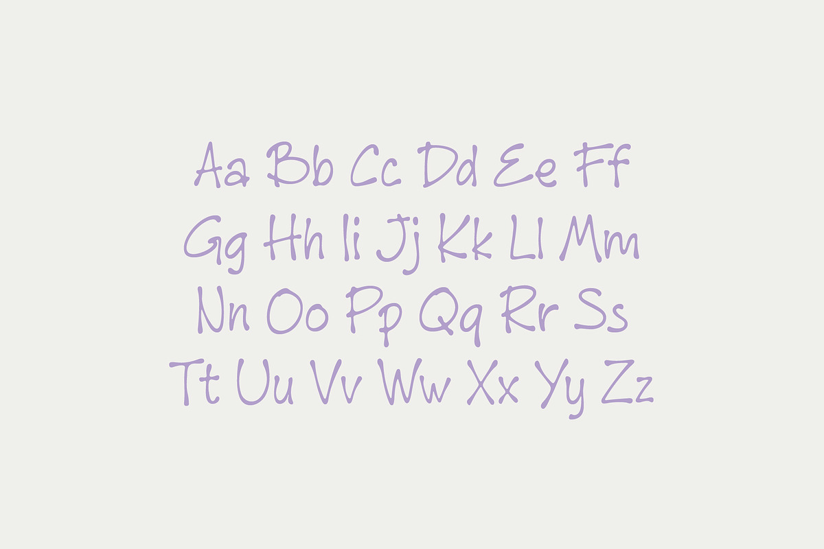 PGR Retrobel - Imperfect Font, a Handwritten Font by Pikgura (Photo 2 of 7)