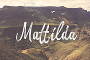 Mattilda, a Script Font by artimasa (Thumbnail 1 of 5)