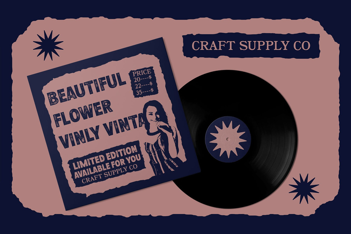 Becham Vintage, a Sans Serif Font by Craft Supply Co. (Photo 6 of 8)