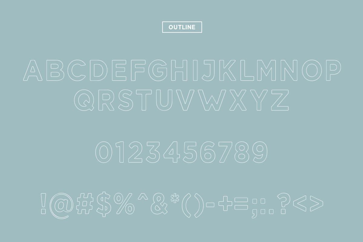 STRUCTURE Sans Serif Font preview 3