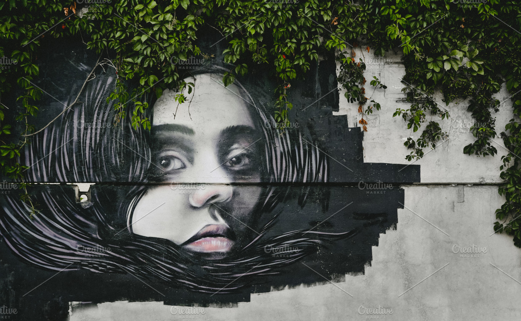 Woman on the Wall. Modern Street Art, an Arts & Entertainment Photo by Pro.Motion
