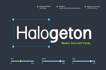 Halogeton Modern Sans Serif Family