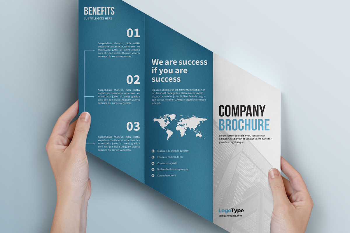 Corporate Trifold Brochure, a Brochure Template by SupaTemplates (Photo 2 of 4)