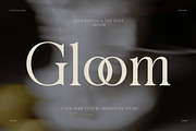 Gloom Elegant Serif Font, a Serif Font by Perfectype (Thumbnail 1 of 8)
