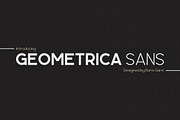 Geometrica Sans - Type Family, a Sans Serif Font by BorisG (Thumbnail 1 of 14)