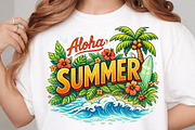 Summer Text Decoration Nature, an Illustration by DreamArtGraphic (Thumbnail 2 of 4)