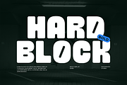 Hard Block – Bold Chunky Round Font, a Sans Serif Font by RagamKata (Thumbnail 1 of 10)