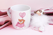 Valentine's Card Love Tiger Fox Box, an Animal Illustration by PawGraphic (Thumbnail 5 of 9)