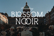Blossom Noir -Aesthetic Display Font, a Serif Font by Fype Co. (Thumbnail 1 of 5)