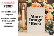 Candlelight Wedding Card Mockup PSD, a Product Mockup by Printable Pretty Studio (Thumbnail 6 of 7)