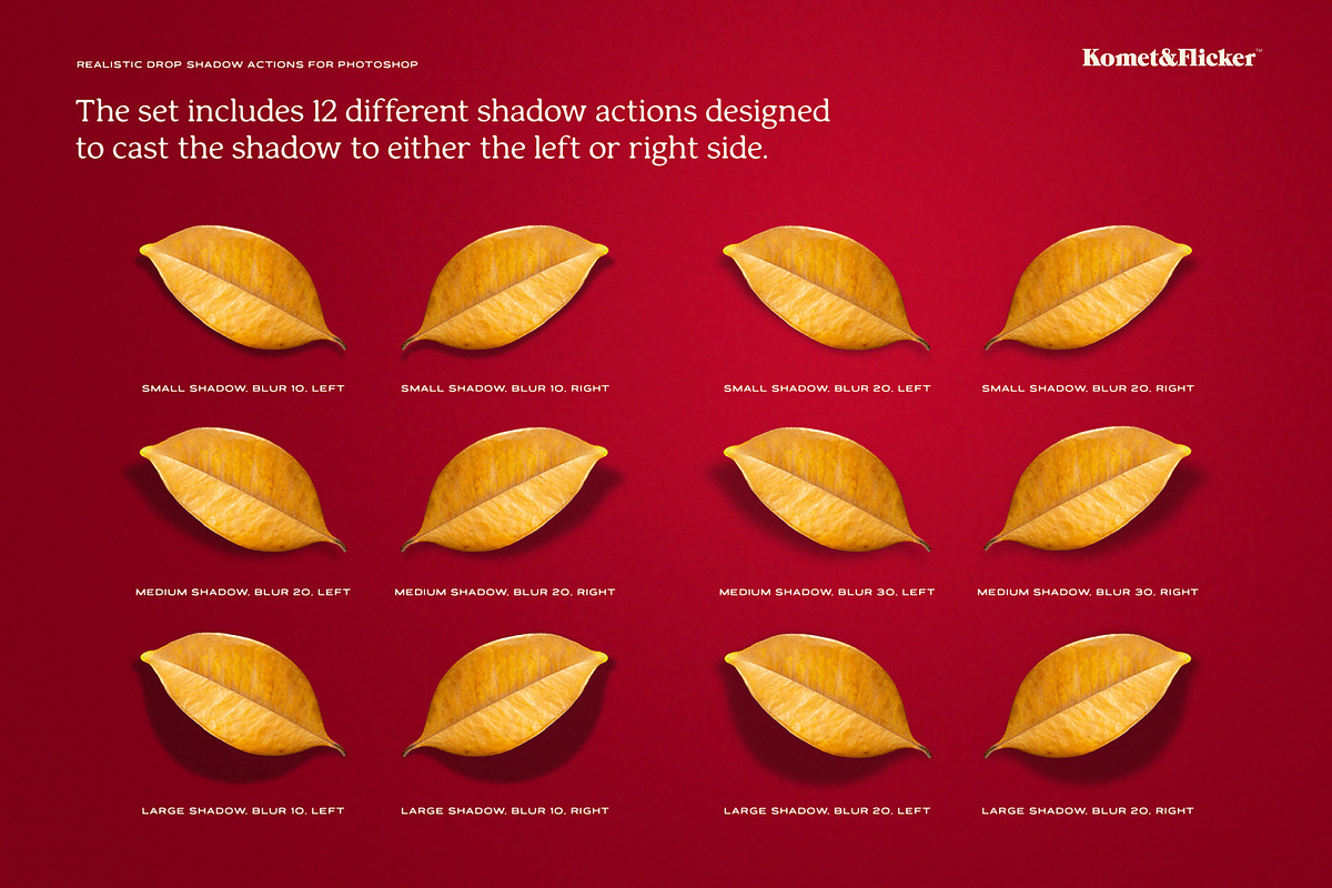 Realistic Drop Shadow Actions