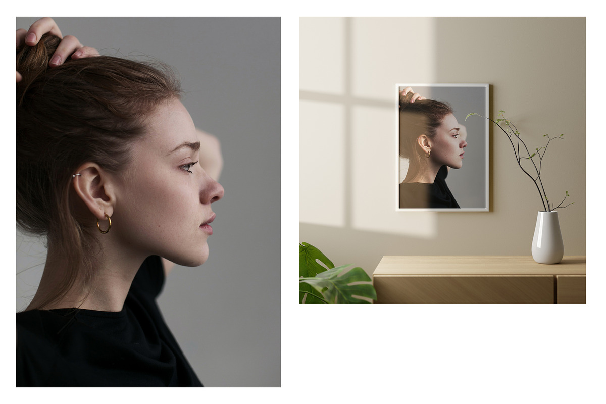 Photo Frame Mockups, a Print Template by simuradi (Photo 7 of 11)