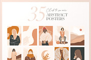 Autumn Winter season. Abstract women, a Texture Illustration by Kate Macate (Thumbnail 2 of 8)