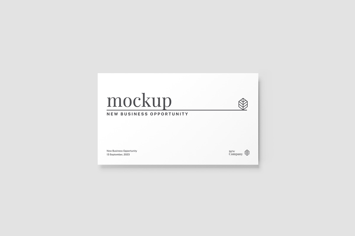 Business Card Mockup, a Business Card Template by safrizalstudio (Photo 3 of 4)