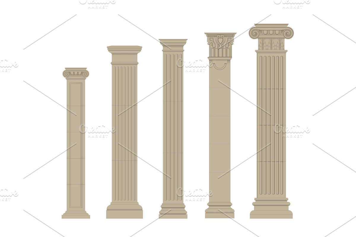 set of column 2, an Object Illustration by piter.goskov
