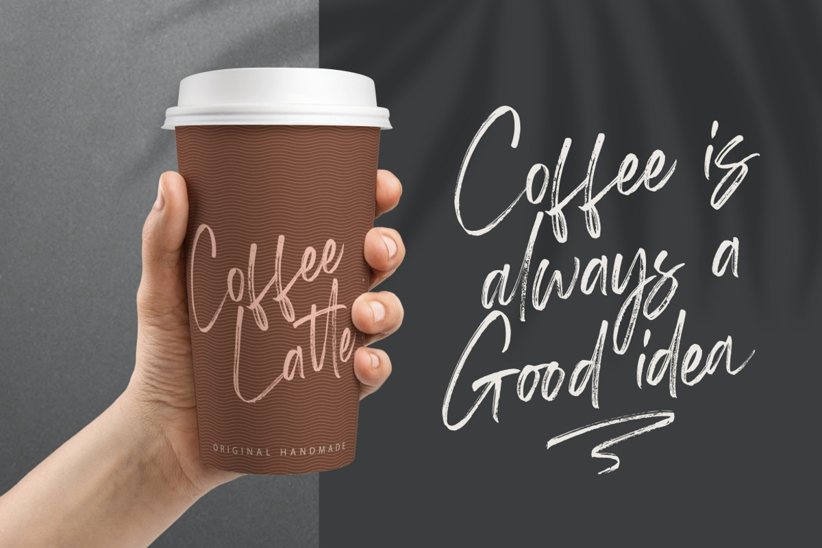 Shutterland Handbrush Script, a Script Font by Creatype Studio (Photo 2 of 9)