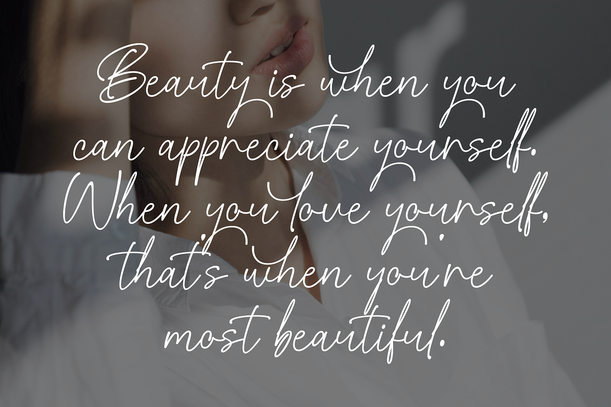 Bellagieta - Signature Font, a Script Font by Imiftype Studio (Photo 2 of 10)