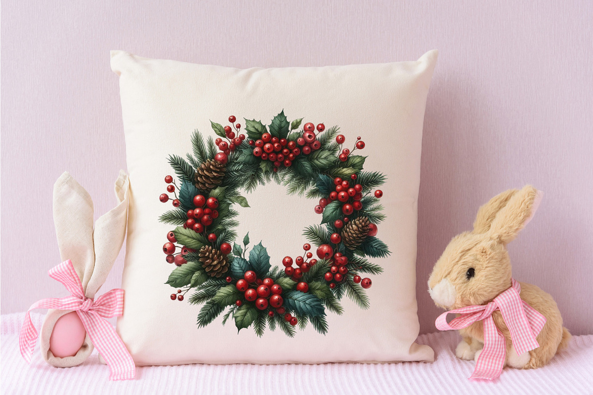 Cozy Berry Christmas PNG, an Illustration by Designking (Photo 3 of 4)