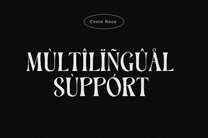 Costa Nova Display Ligature Serif