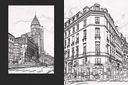 ArchiSketch Photoshop Template, a Layer Style Add-On by 3d_model_tifotizi (Thumbnail 3 of 3)