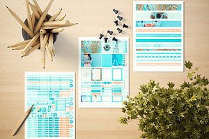 Planner Sticker Template ECLP