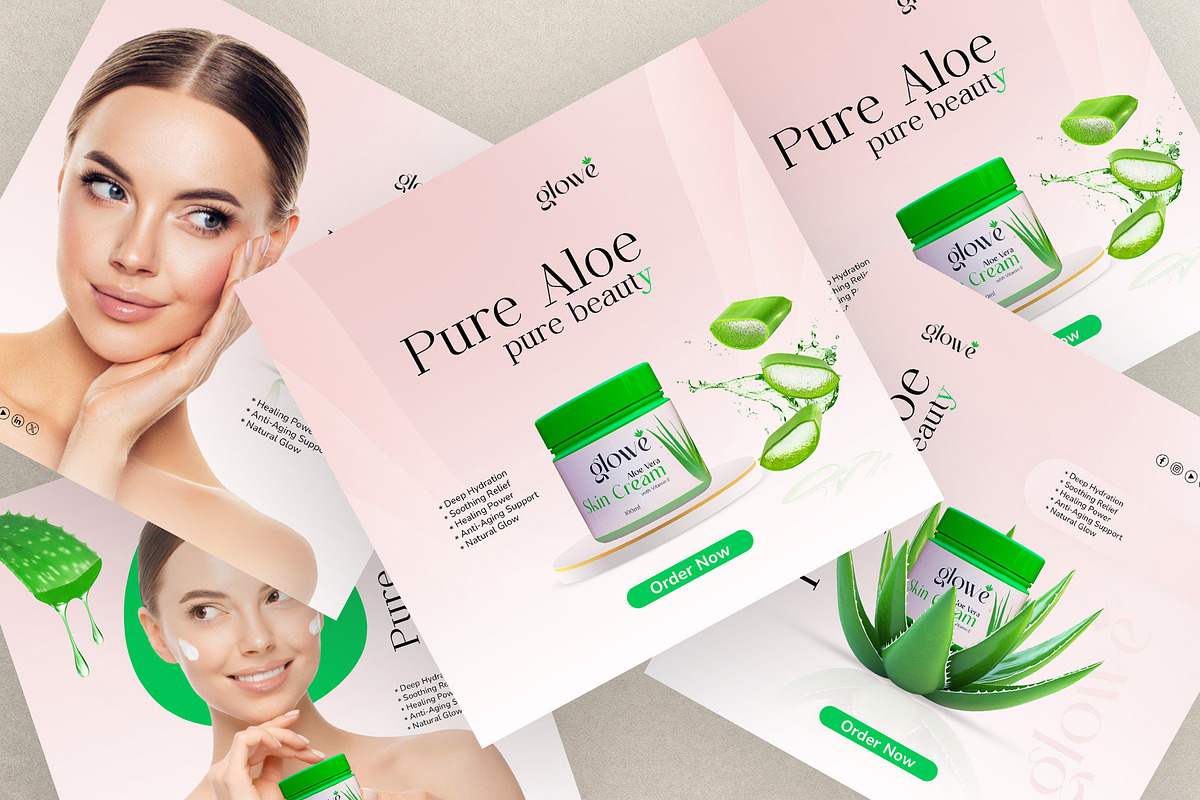 Luxury Social Media  Post Template, a Social Media Template by HOQ Advertising (Photo 4 of 7)