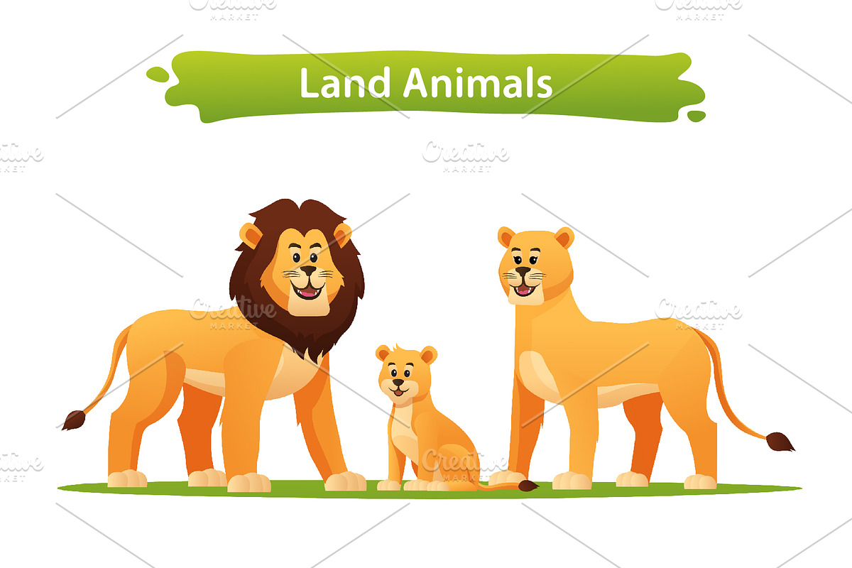 Cartoon Animals Collection, an Animal Illustration by YG Studio (Photo 2 of 15)