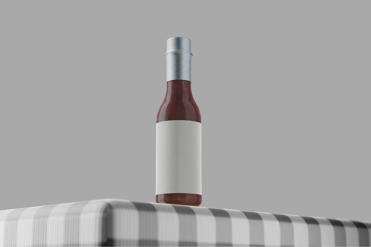 Sauce Bottle Packaging Mockup, a Cups & Container Mockup by Rahardi Creative (Photo 4 of 4)
