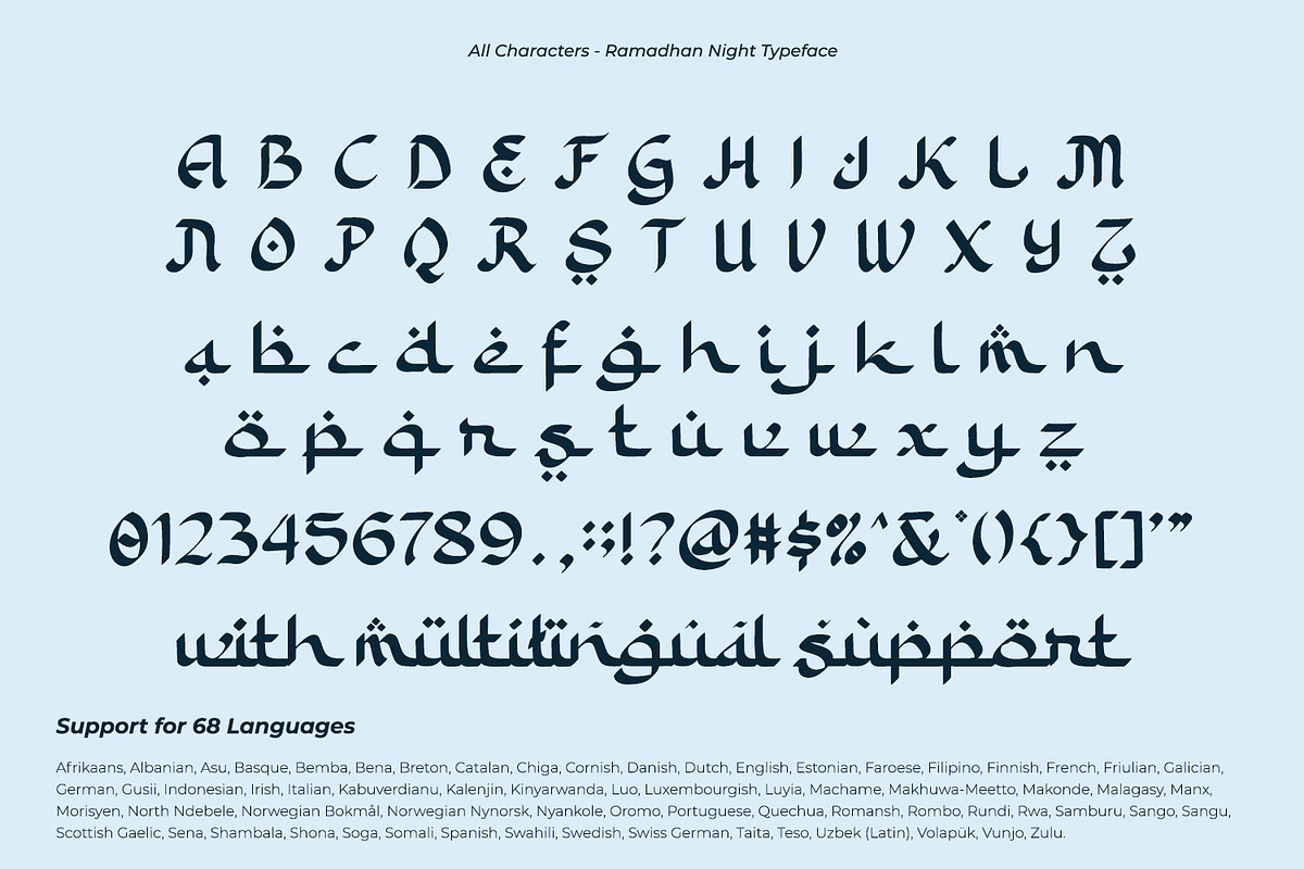 Ramadhan Night, a Symbol Font by Nathatype (Photo 9 of 11)