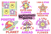 10 POSITIVITY QUOTES PNG BUNDLE, an Education Illustration by ClipArtTime (Thumbnail 1 of 5)
