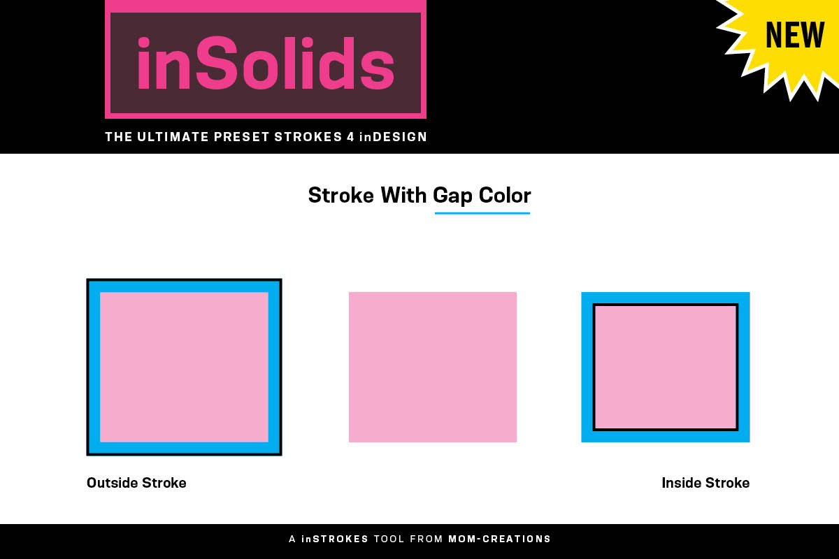 inSolids - Preset Strokes 4 inDesign, a Shape Add-On by MOM Creations