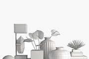 decorative set 01, an Object 3D Model by 3dcruz (Thumbnail 5 of 8)