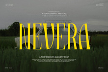 Nevera Vintage Serif Font