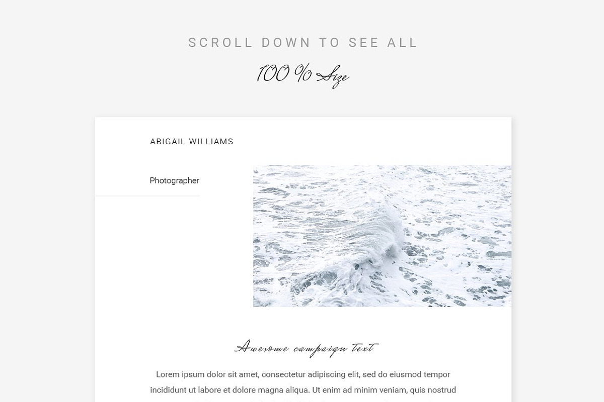 Clean E-Newsletter Bundle, an Email Template by Swiss_cube (Photo 6 of 23)