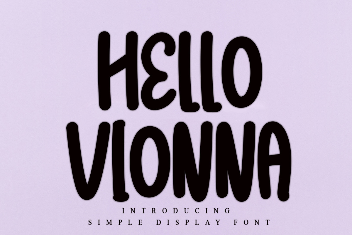 HELLO VIONNA, a Sans Serif Font by InermediaSTUDIO (Photo 1 of 7)