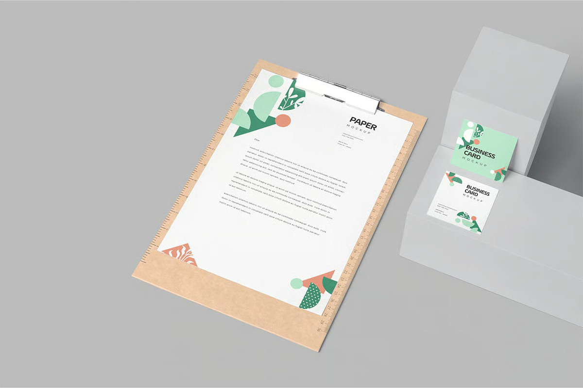 Stationery Mockups, an Advertising Mockup by megostudi0 (Photo 4 of 8)