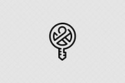 Key Emblem, an Object Illustration by Vectorium Studio (Thumbnail 1 of 4)