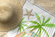 Camper van and surf boards cliparts, an Illustration by Sweet sweet design (Thumbnail 5 of 7)