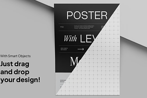 Poster Mockup, an Advertising Mockup by graphicsauce